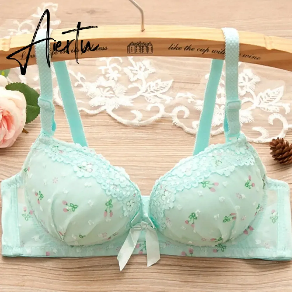 Aiertu Bras for teenagers training bra for kids Cute bow and comfortable Underwear for girls Made of cotton