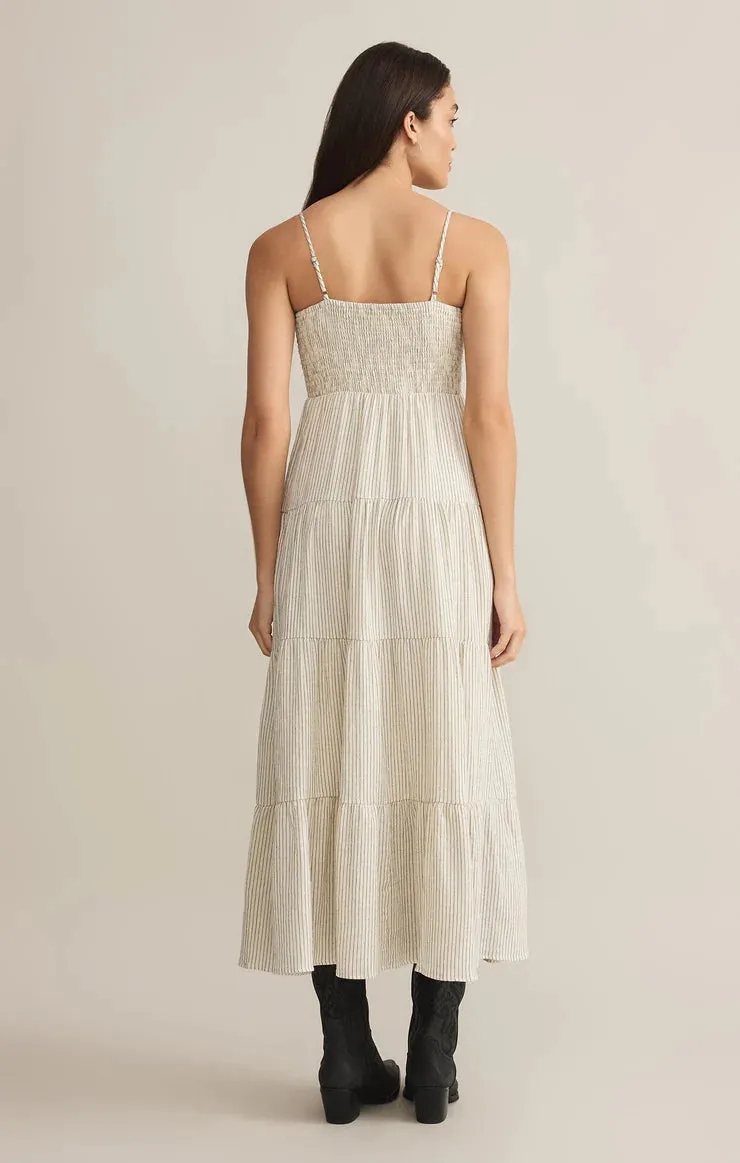 BALOS STRIPED MAXI DRESS