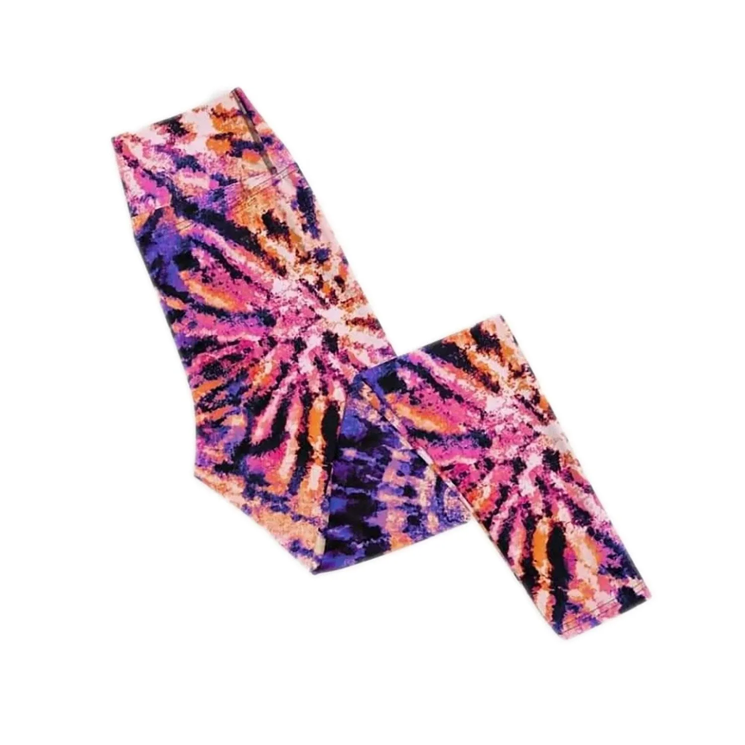 Purple Pink Wave Marble Leggings